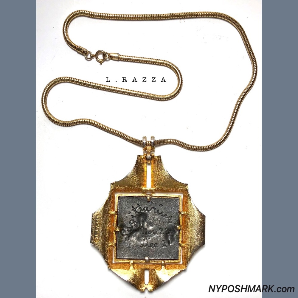 RAZZA Zodiac Sagittarius Unisex Necklace Pendant - Picture 5 of 8